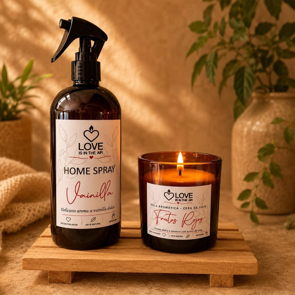 Set 8 · Vela Aroma + Home Spray