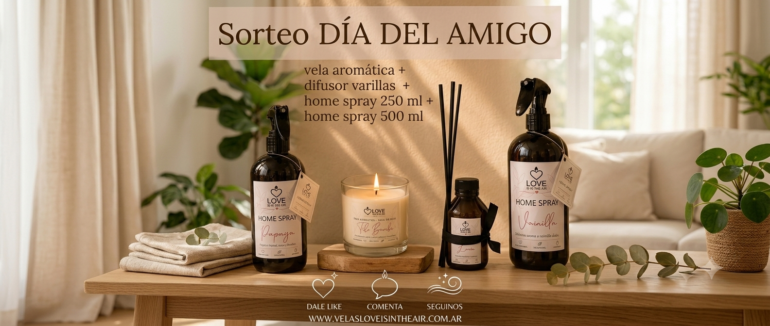 Sorteo Día del Amigo – Love is in the Air